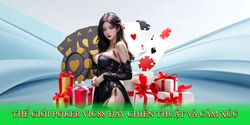 Thế giới poker Vic88 đầy chiến thuật và cảm xúc